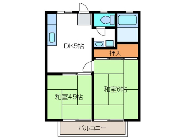 サンシティ西島の物件間取画像